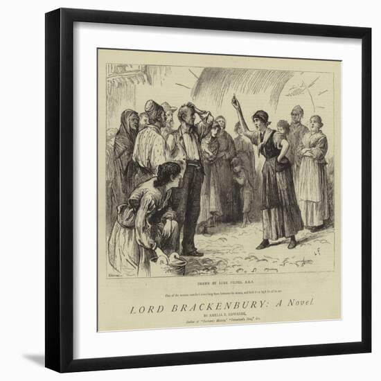 Lord Brackenbury, a Novel-Sir Samuel Luke Fildes-Framed Giclee Print