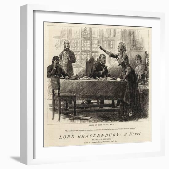 Lord Brackenbury, a Novel-Sir Samuel Luke Fildes-Framed Giclee Print