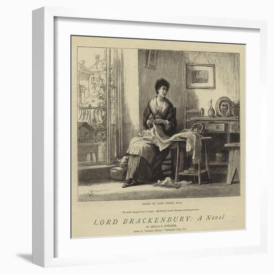 Lord Brackenbury, a Novel-Sir Samuel Luke Fildes-Framed Giclee Print