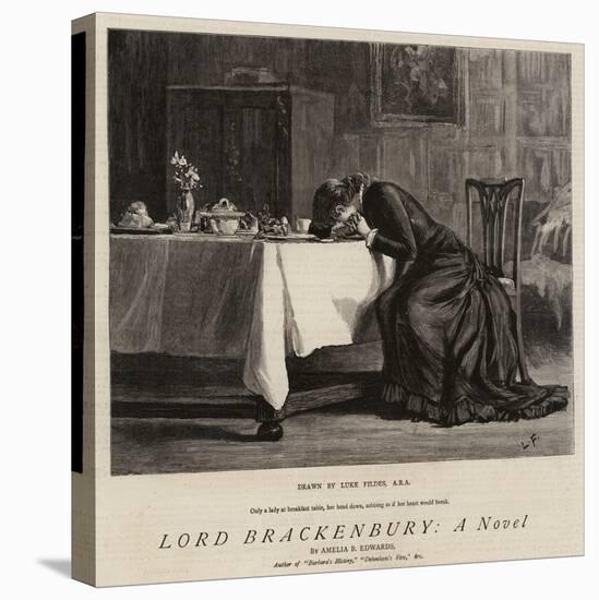 Lord Brackenbury, a Novel-Sir Samuel Luke Fildes-Stretched Canvas