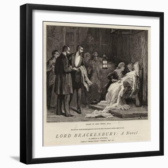 Lord Brackenbury, a Novel-Sir Samuel Luke Fildes-Framed Giclee Print