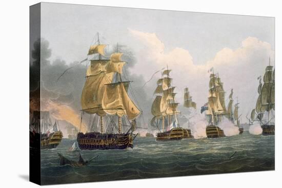 Lord Bridport's Action Off Port L'Orient, June 23rd 1795-Thomas Whitcombe-Stretched Canvas