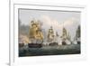 Lord Bridport's Action Off Port L'Orient, June 23rd 1795-Thomas Whitcombe-Framed Giclee Print