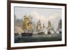 Lord Bridport's Action Off Port L'Orient, June 23rd 1795-Thomas Whitcombe-Framed Giclee Print