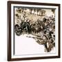 Lord Burgoyne's Army on the March Near Albany in 1777-Kenneth John Petts-Framed Giclee Print