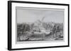 Lord Burlington's Chiswick Villa, from the South-East (Pen and Ink with Wash on Paper)-Jacques Rigaud-Framed Giclee Print