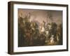 Lord Byron, 1788-1824, English Poet, Swearing Oath on Tomb of Marcos Botzaris-Lipparini-Framed Giclee Print