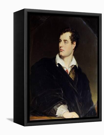 Lord Byron after a Portrait Painted by Thomas Phillips in 1814, 1844-William Essex-Framed Stretched Canvas