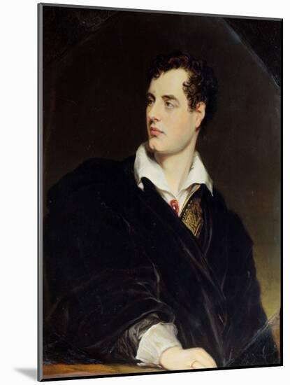 Lord Byron after a Portrait Painted by Thomas Phillips in 1814, 1844-William Essex-Mounted Giclee Print