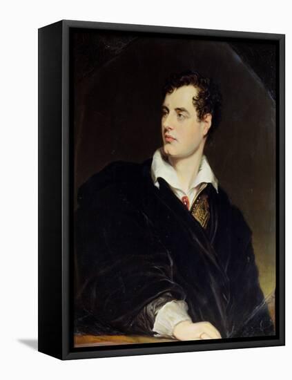 Lord Byron after a Portrait Painted by Thomas Phillips in 1814, 1844-William Essex-Framed Stretched Canvas