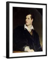 Lord Byron after a Portrait Painted by Thomas Phillips in 1814, 1844-William Essex-Framed Giclee Print