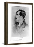 Lord Byron, Anglo-Scottish Poet, 19th Century-George Henry Harlow-Framed Giclee Print