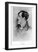 Lord Byron, Anglo-Scottish Poet, 19th Century-George Henry Harlow-Framed Giclee Print