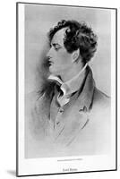 Lord Byron, Anglo-Scottish Poet, 19th Century-George Henry Harlow-Mounted Giclee Print