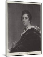 Lord Byron, at the Age of Thirty-Four-Benjamin West-Mounted Giclee Print