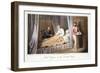 Lord Byron on His Death Bed, from the Last Days of Lord Byron by William Parry, Pub. 1825-Robert Seymour-Framed Giclee Print