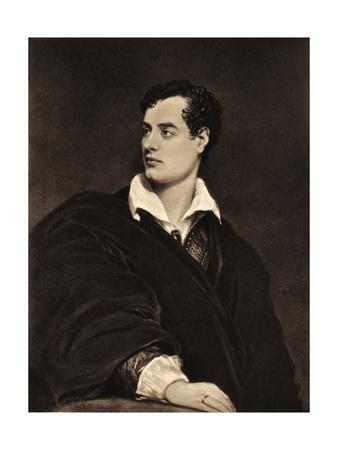 'Lord Byron portrait British' Giclee Print - Thomas Phillips