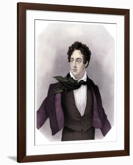 Lord Byron - portrait-George Sanders-Framed Giclee Print