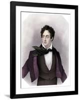 Lord Byron - portrait-George Sanders-Framed Giclee Print