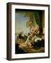 Lord Byron Reposing in the House of a Fisherman Having Swum the Hellespont-Sir William Allan-Framed Giclee Print