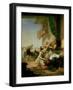Lord Byron Reposing in the House of a Fisherman Having Swum the Hellespont-Sir William Allan-Framed Giclee Print