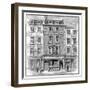 Lord Byron's Birthplace, Holles Street, Cavendish Square, London, 1888-null-Framed Giclee Print