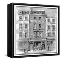 Lord Byron's Birthplace, Holles Street, Cavendish Square, London, 1888-null-Framed Stretched Canvas
