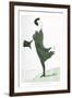 Lord Byron, Shaking the Dust of England from His Shoes, 1904-Max Beerbohm-Framed Giclee Print