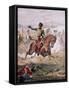 Lord Cardigan (1797-1868) Leading the Charge of the Light Brigade at the Battle of Balaklava,…-Henry A. Payne-Framed Stretched Canvas