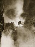 Egyptians Working in Valley of the Kings to Unearth the Tomb of Ancient Egyptian King Tutankhamen-Lord Carnarvon-Framed Photographic Print