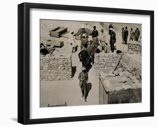 Lord Carnarvon-Harry Burton-Framed Photographic Print