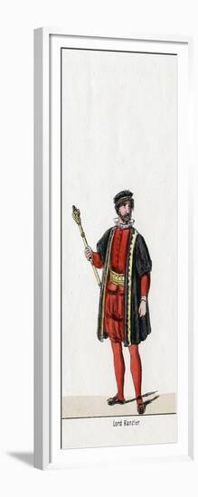 Lord Chancellor, Costume Design for Shakespeare's Play, Henry VIII, 19th Century-null-Framed Giclee Print