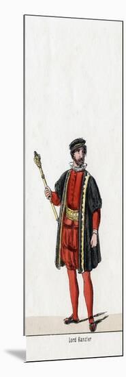 Lord Chancellor, Costume Design for Shakespeare's Play, Henry VIII, 19th Century-null-Mounted Giclee Print