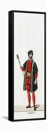 Lord Chancellor, Costume Design for Shakespeare's Play, Henry VIII, 19th Century-null-Framed Stretched Canvas