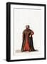 Lord Chancellor, Costume Design for Shakespeare's Play, Henry VIII, 19th Century-null-Framed Giclee Print
