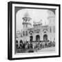 Lord Curzon Opening the Indian Art Exhibition, Delhi, India, 1903-Underwood & Underwood-Framed Giclee Print