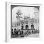 Lord Curzon Opening the Indian Art Exhibition, Delhi, India, 1903-Underwood & Underwood-Framed Giclee Print