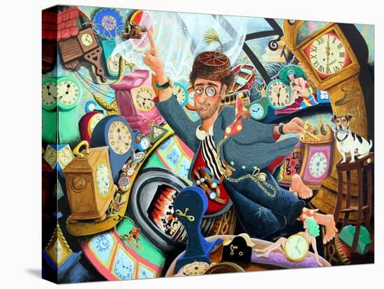 Lord Cut-Glass Listens to the Maddening Tick-Tock of His Clocks, 2005-Tony Todd-Stretched Canvas