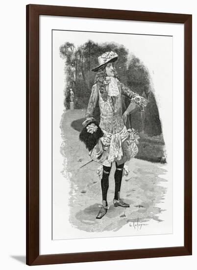 Lord David Dirry-Moir - Illustration from L’Homme Qui Rit, 19th Century-Georges Marie Rochegrosse-Framed Giclee Print