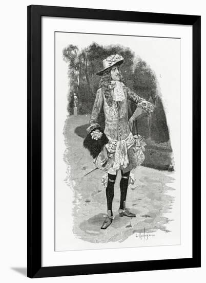 Lord David Dirry-Moir - Illustration from L’Homme Qui Rit, 19th Century-Georges Marie Rochegrosse-Framed Giclee Print