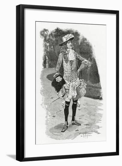 Lord David Dirry-Moir - Illustration from L’Homme Qui Rit, 19th Century-Georges Marie Rochegrosse-Framed Giclee Print