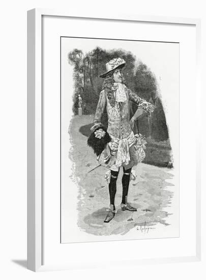 Lord David Dirry-Moir - Illustration from L’Homme Qui Rit, 19th Century-Georges Marie Rochegrosse-Framed Giclee Print