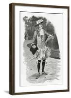 Lord David Dirry-Moir - Illustration from L’Homme Qui Rit, 19th Century-Georges Marie Rochegrosse-Framed Giclee Print