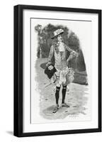 Lord David Dirry-Moir - Illustration from L’Homme Qui Rit, 19th Century-Georges Marie Rochegrosse-Framed Giclee Print