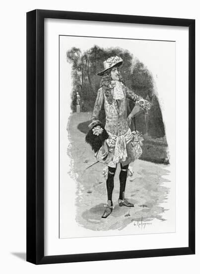 Lord David Dirry-Moir - Illustration from L’Homme Qui Rit, 19th Century-Georges Marie Rochegrosse-Framed Giclee Print