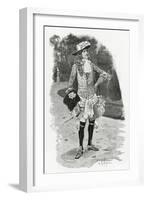 Lord David Dirry-Moir - Illustration from L’Homme Qui Rit, 19th Century-Georges Marie Rochegrosse-Framed Giclee Print