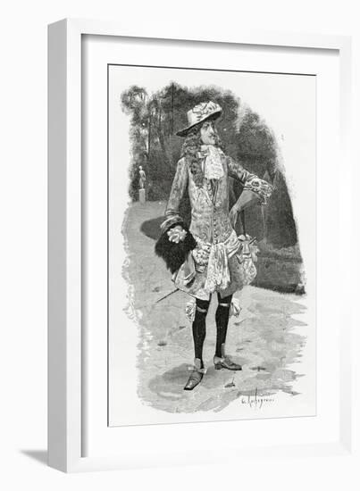 Lord David Dirry-Moir - Illustration from L’Homme Qui Rit, 19th Century-Georges Marie Rochegrosse-Framed Giclee Print