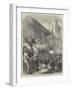 Lord Derby Laying the First Stone of the Seamen's Orphan Institution, Liverpool-null-Framed Giclee Print