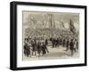 Lord Derby Laying the Foundation-Stone of the Stanley Hospital, Liverpool-null-Framed Giclee Print