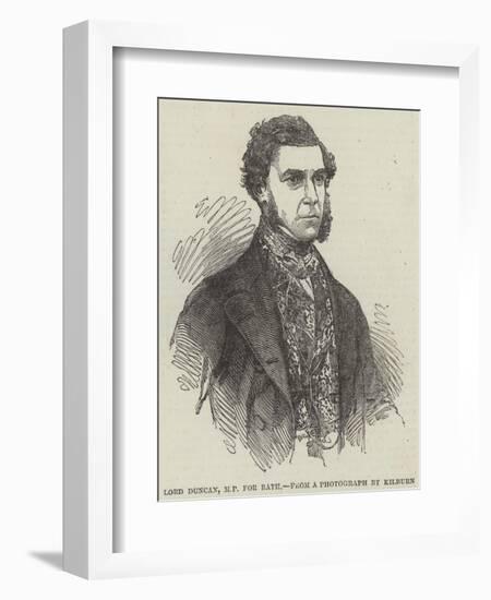 Lord Duncan, MP for Bath-null-Framed Giclee Print